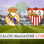 Real Madrid - Siviglia cronaca diretta live risultato in tempo reale