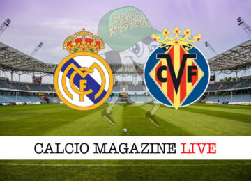 Real Madrid Villareal cronaca diretta live risultato in tempo reale