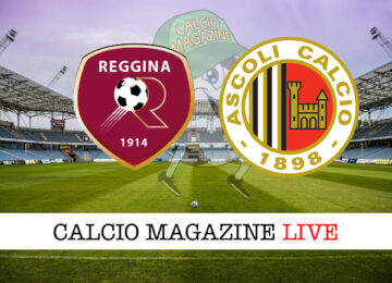 Reggina Ascoli cronaca diretta live risultato in tempo reale