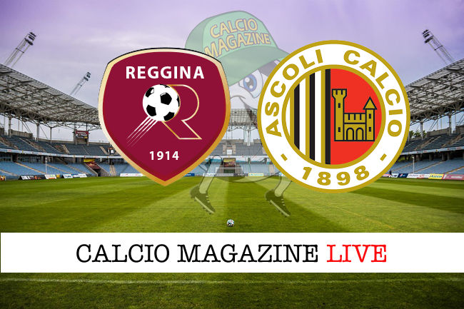 Reggina Ascoli cronaca diretta live risultato in tempo reale