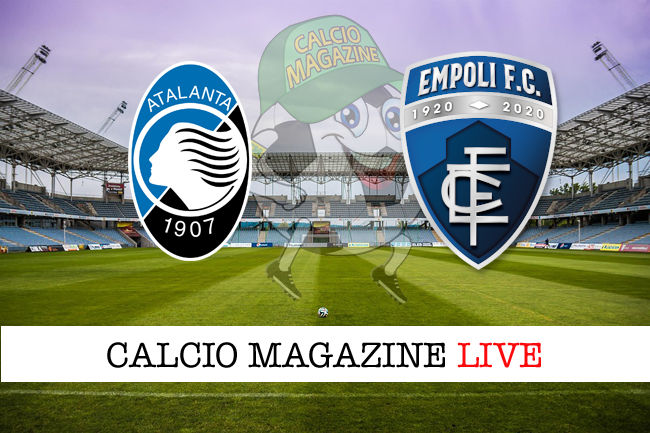 Atalanta Empoli cronaca diretta live risultato in tempo reale