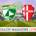 Avellino - Padova cronaca diretta live risultato in tempo reale