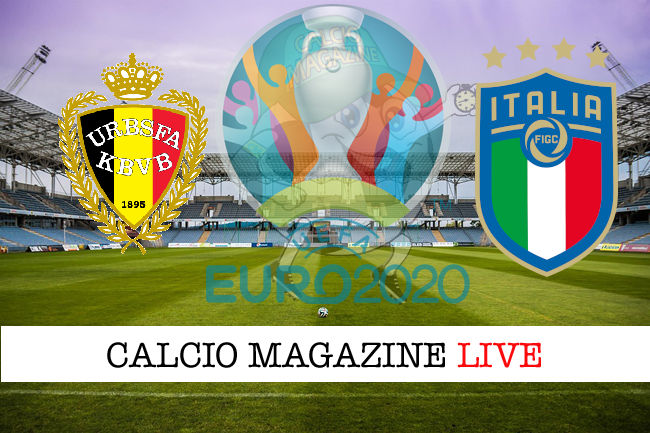 Belgio Italia Euro 2020 cronaca diretta live risultato in tempo reale