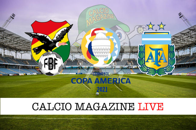 Bolivia Argentina Copa America cronaca diretta live risultato in tempo reale