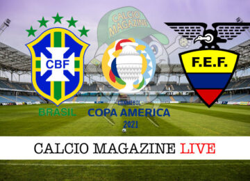 Brasile Ecuador Copa America cronaca diretta live risultato in tempo reale
