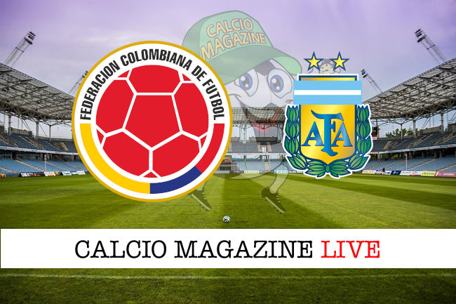 Colombia Argentina cronaca diretta live risultato in tempo reale