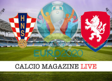 Croazia Repubblica Ceca Euro 2020 cronaca diretta live risultato in tempo reale