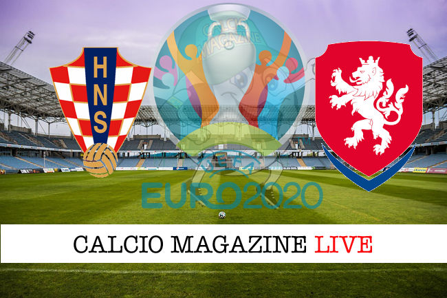 Croazia Repubblica Ceca Euro 2020 cronaca diretta live risultato in tempo reale