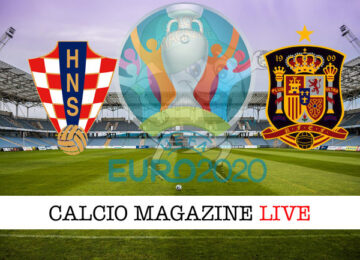 Croazia Spagna Euro 2020 cronaca diretta live risultato in tempo reale