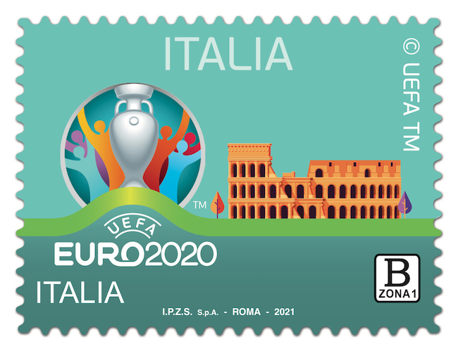 francobollo Euro 2020