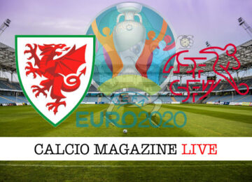 Galles Svizzera euro 2020 cronaca diretta live risultato in tempo reale