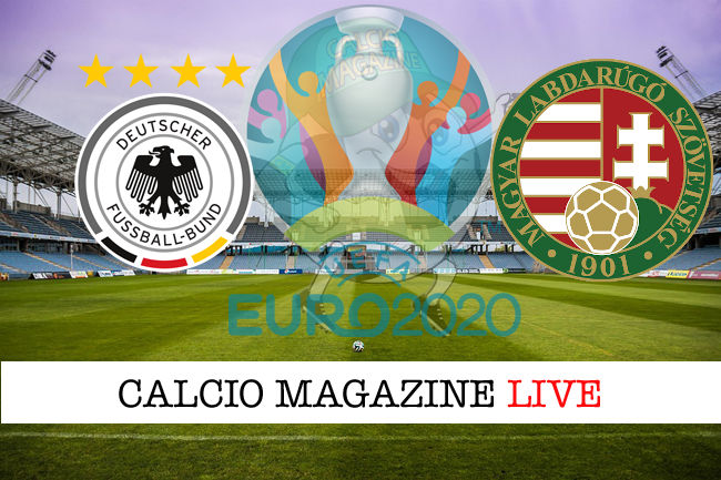 Germania Ungheria Euro 2020 cronaca diretta live risultato in tempo reale