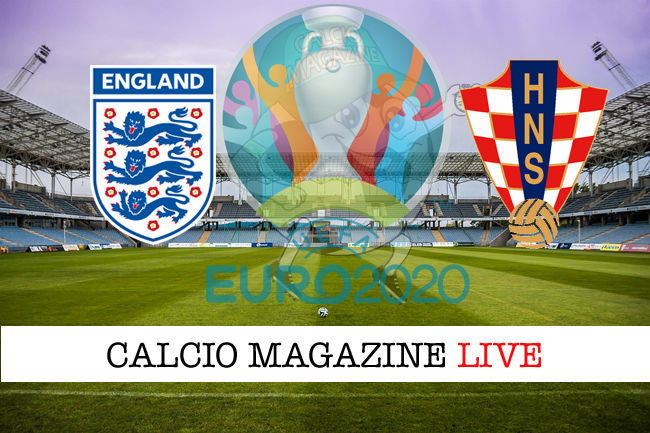 Inghilterra Croazia euro 2020 cronaca diretta live risultato in tempo reale