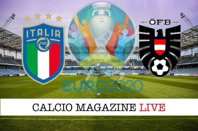 Italia Austria Euro 2020 cronaca diretta live risultato in tempo reale