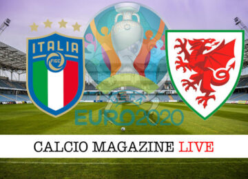 Italia Galles Euro 2020 cronaca diretta live risultato in tempo reale