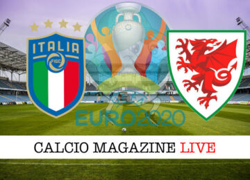 Italia Galles Euro 2020 cronaca diretta live risultato in tempo reale