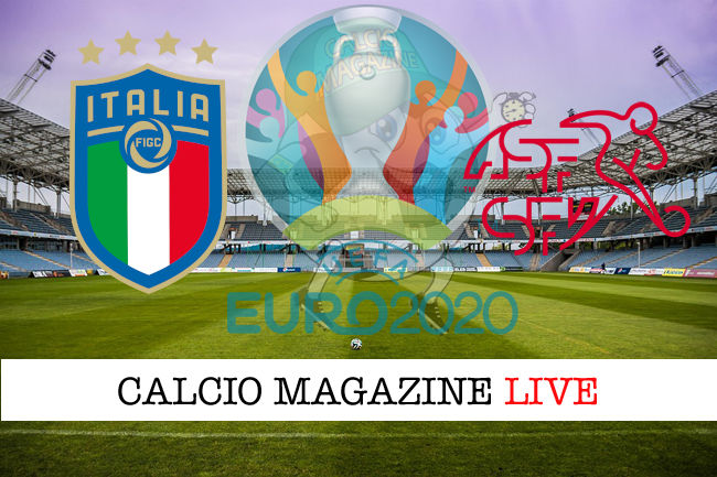 Italia Svizzera Euro 2020 cronaca diretta live risultato in tempo reale