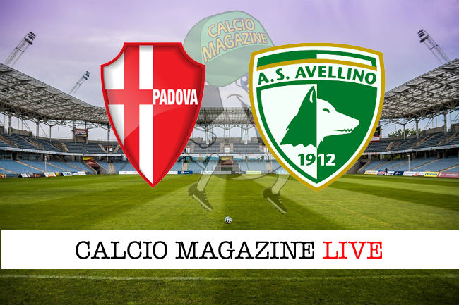 Padova Avellino cronaca diretta live risultato in tempo reale