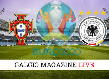 Portogallo Germania Euro 2020 cronaca diretta live risultato in tempo reale
