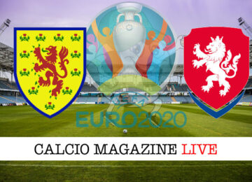 Scozia Repubblica Ceca Euro 2020 cronaca diretta live risultato in tempo reale