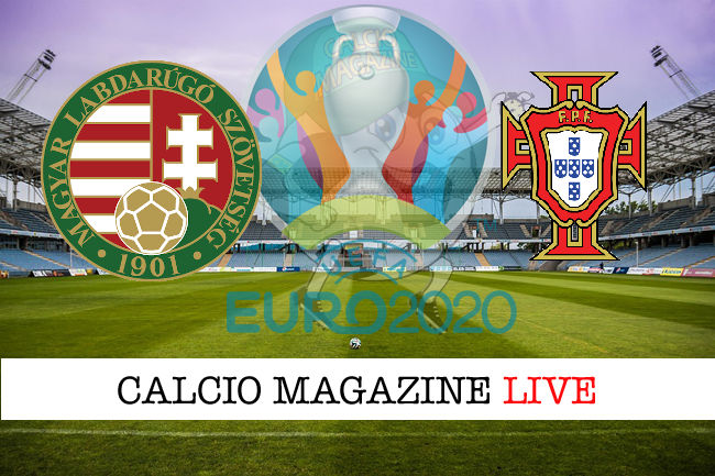 Ungheria Portogallo Euro 2020 cronaca diretta live risultato in tempo reale
