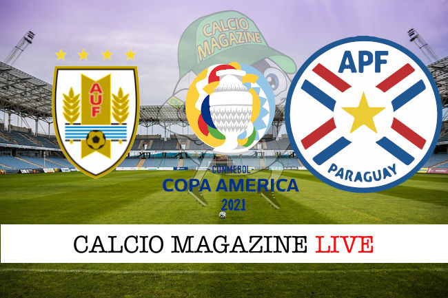 Uruguay Paraguay Copa America cronaca diretta live risultato in tempo reale