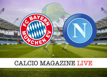 Bayern Monaco Napoli cronaca diretta live risultato in tempo reale