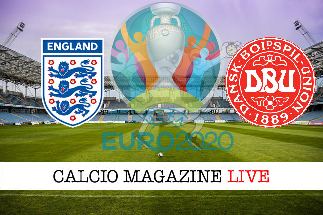Inghilterra Danimarca Euro 2020 cronaca diretta live risultato in tempo reale