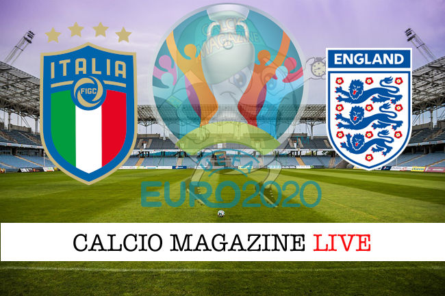 Italia Inghilterra Euro 2020 cronaca diretta live risultato in tempo reale
