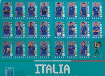 poster panini italia euro 2020