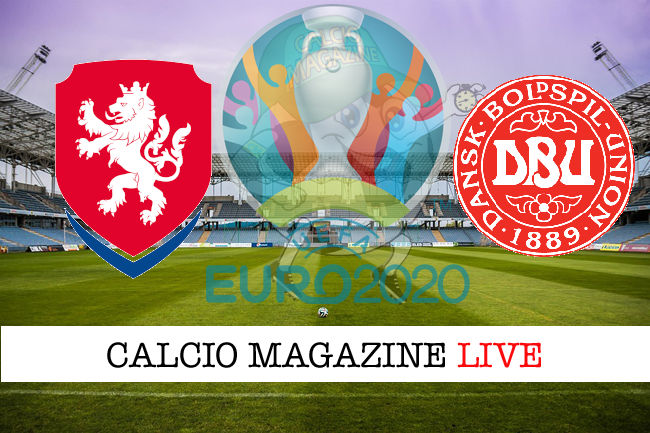 Repubblica Ceca Danimarca Euro 2020 cronaca diretta live risultato in tempo reale