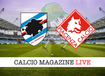 Sampdoria Piacenza cronaca diretta live risultato in tempo reale