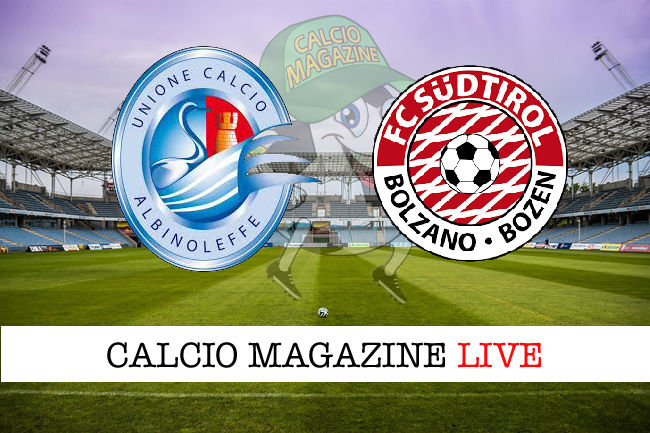 Albinoleffe Sudtirol cronaca diretta live risultato in tempo reale