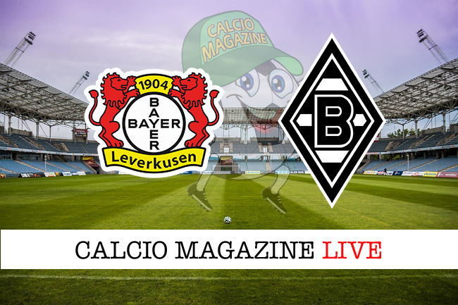 Bayer Leverkusen Borussia M'Gladbach cronaca diretta live risultato in tempo