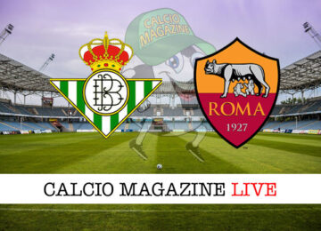 Betis Roma cronaca diretta live risultato in tempo reale