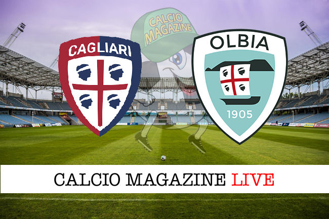 Cagliari Olbia cronaca diretta live risultato in tempo reale