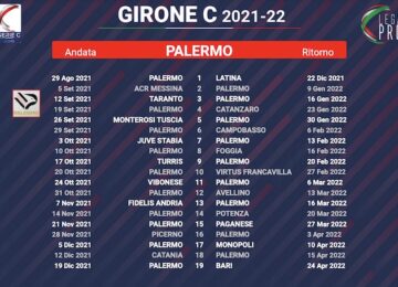 calendario palermo 2021-2022