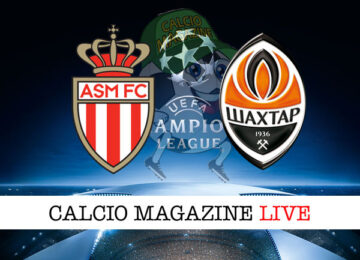 Monaco Shakhtar Donetsk cronaca diretta live risultato in tempo reale