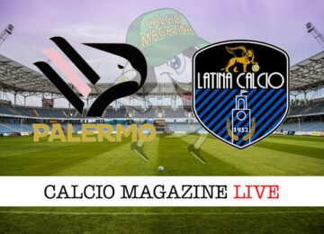 Palermo Latina cronaca diretta live risultato in tempo reale