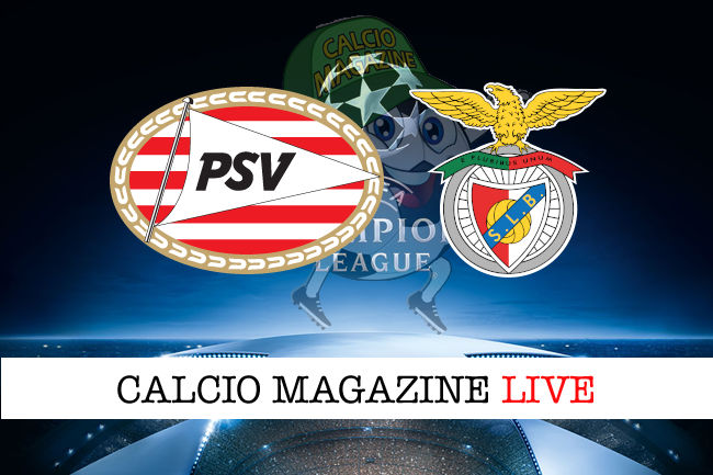 PSV Benfica cronaca diretta live risultato in tempo