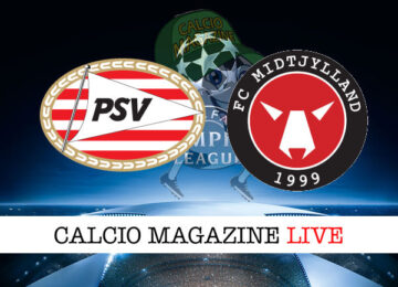 PSV Midtjylland cronaca diretta live risultato in tempo reale