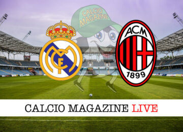 Real Madrid Milan cronaca diretta live risultato in tempo reale