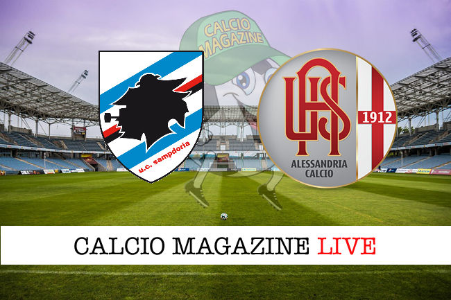 Sampdoria Alessandria cronaca diretta live risultato in tempo reale