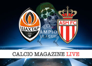 Shakhtar Donetsk Monaco cronaca diretta live risultato in tempo reale