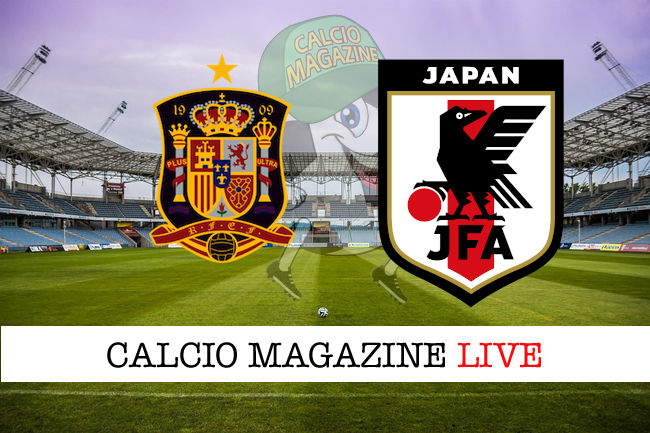 Spagna Giappone cronaca diretta live risultato in tempo reale