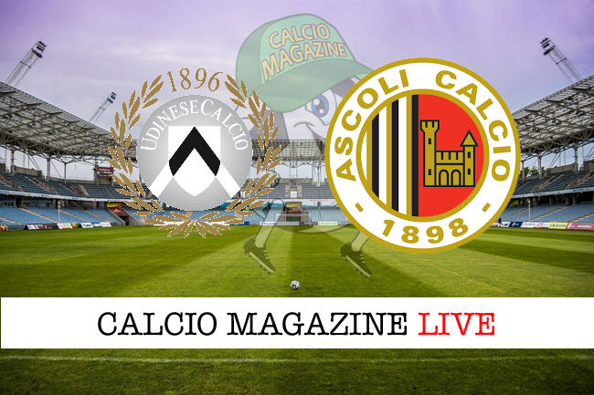 Udinese Ascoli cronaca diretta live risultato in tempo reale