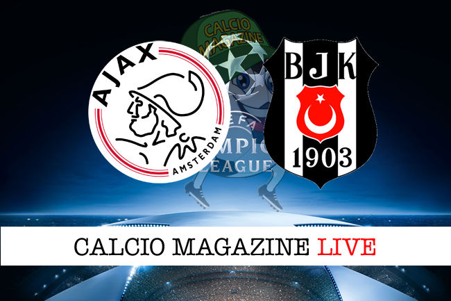 Ajax Besiktas cronaca diretta live risultato in tempo reale