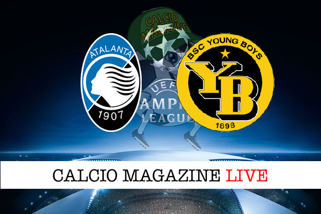 Atalanta Young Boys cronaca diretta live risultato in tempo reale