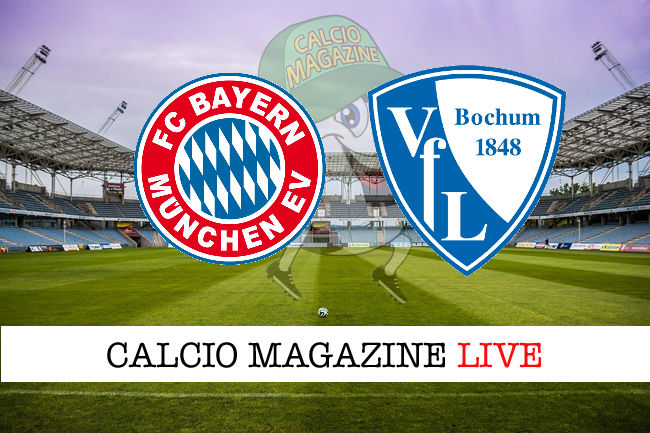 Bayern Monaco Bochum cronaca diretta live risultato in tempo reale