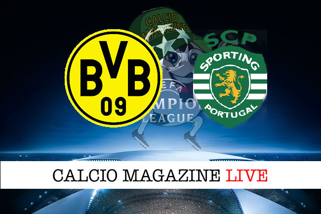 Borussia Dortmund Sporting Lisbona cronaca diretta live risultato in tempo reale